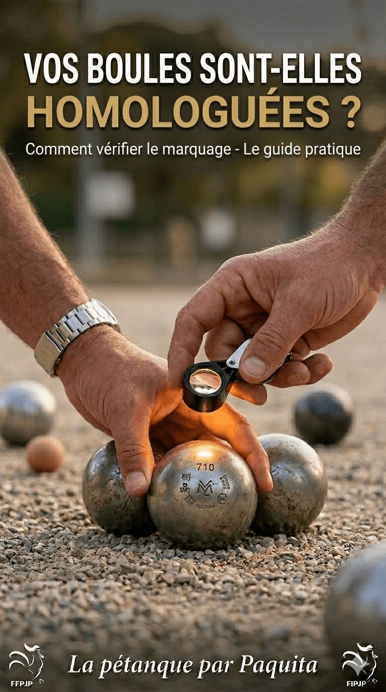 Comment vérifier si vos boules sont homologuées FFPJP / FIPJP ?