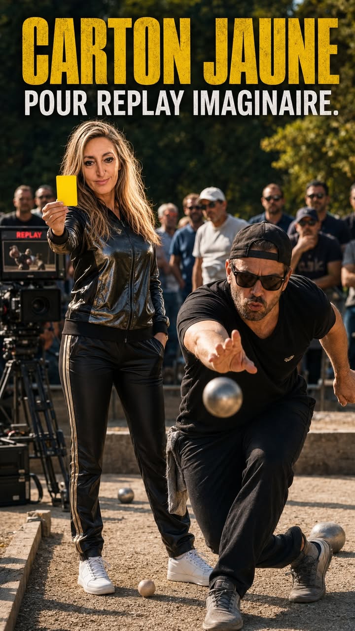 Arbitrage Paquita : Carton jaune pour replay imaginaire 🎬 Vous connaissez un tel cinéaste au club - photo Facebook PetanqueLand