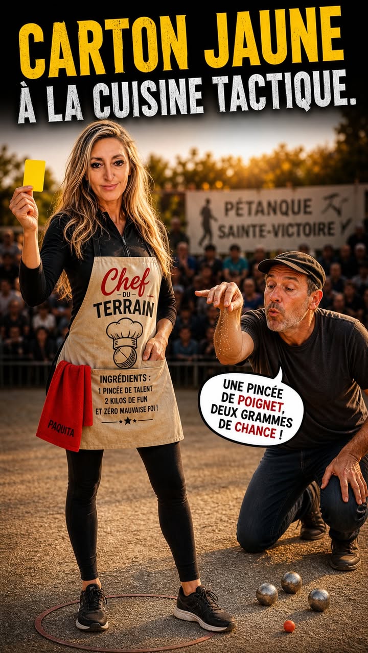 Arbitrage Paquita : Carton jaune a la cuisine tactique: tu siffles ou tu rigoles d abord