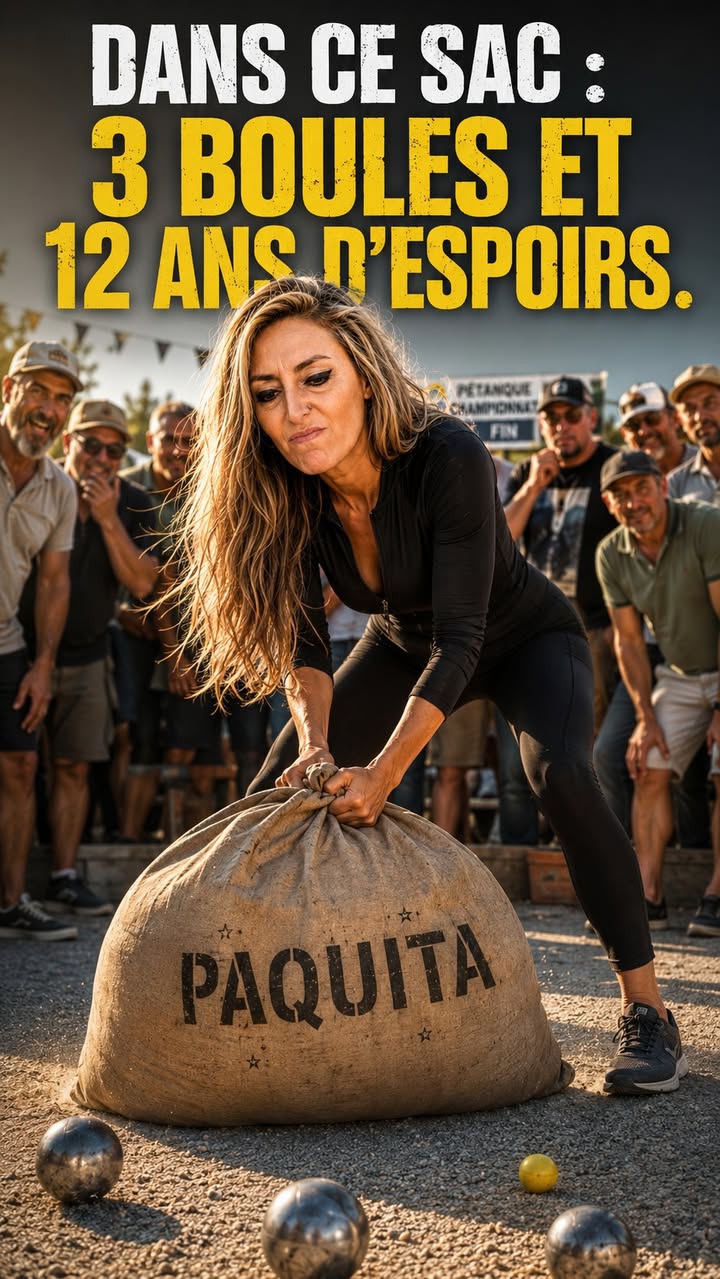 Humour Paquita : Dans ce sac : 3 boules et 12 ans d'espoirs 💪 Tu te reconnais avant un concours - photo Facebook PetanqueLand