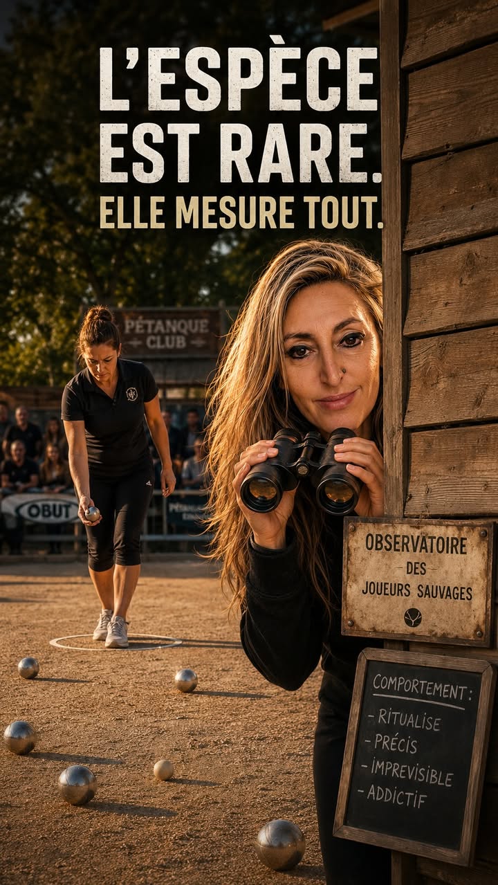 Humour Paquita : L'espèce du mesureur compulsif existe - photo Facebook PetanqueLand